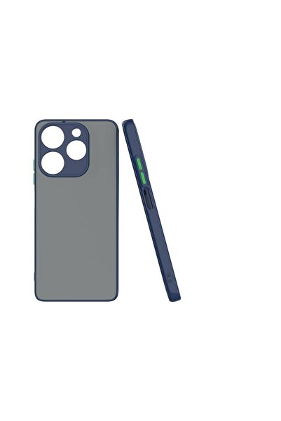 Tılsım Tekno Tecno Spark 10 Pro Case Tstk Hux Cover - Navy Blue