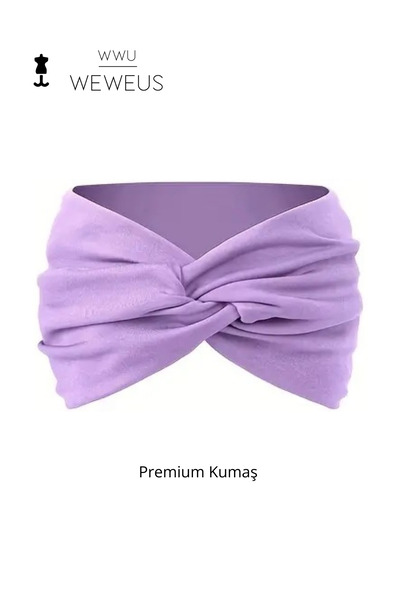 Weweus Γυναικεία κορδέλα μαλλιών Plain Lilac Premium