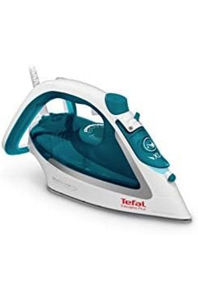 TEFAL Tefal Easygliss Plus FV5718 Steam Iron Durilium Airglide Sole 2500 W Quick Heating Drip Stop Anti-li