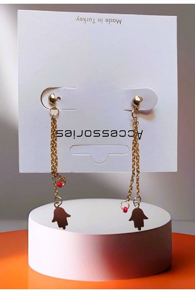 madam shushu Pendulum Earring Hand