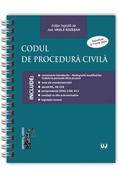 Editura Universul Juridic Codul de procedura civila, Vasile Bozesan