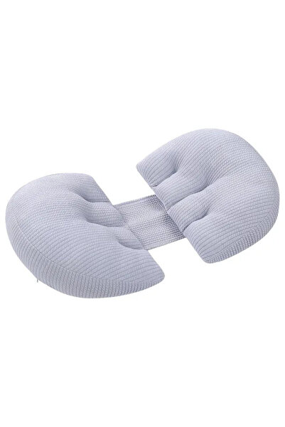 Factory Price - وسادة دعم أسفل الظهر من مورغان للأمومة - رمادية