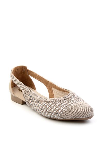 Bambi Beige Women's Ballerina Ballerina K01885023516