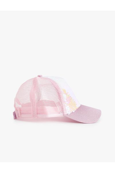 Koton Sequin Sequined Cap Hat