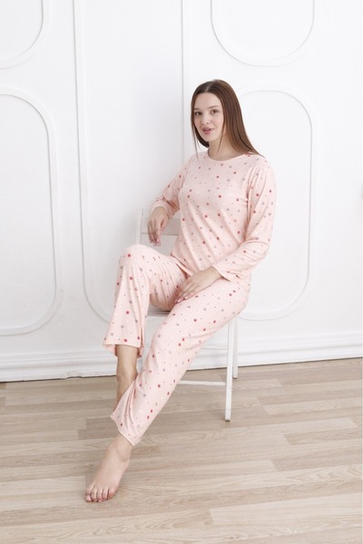 TEKNUR DESENLİ PİJAMA TAKIMI