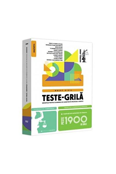 Editura Universul Juridic Teste-grila, minispete pentru examenele de admiter