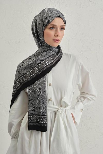 Armine Premium Pure Ethnic Pattern Shawl 3 10