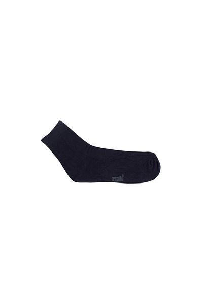 Armadillo Socks: Armadillo Premium Bamboo - Half Conch Gray-Dark Blue-Black