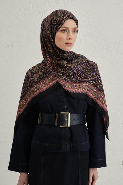 Armine Premium Pure Ethnic Pattern Shawl 3 25