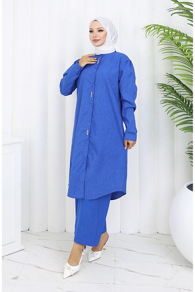 sefamerve Παντελόνι Stoned Tunic Σετ δύο τεμαχίων 2090-03 Saks