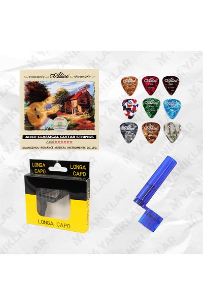 SALVADOR Classical Guitar String Package (Classical Guitar String, Pen Set, Auger Turner, Guitar Capo)