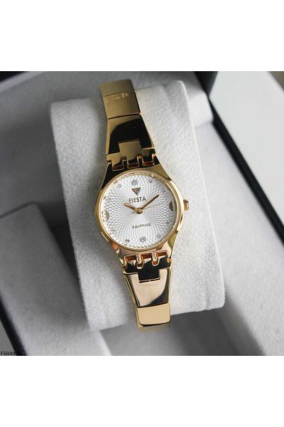 Fiesta Fs600838 Women's Wrist Watch with Steel Band