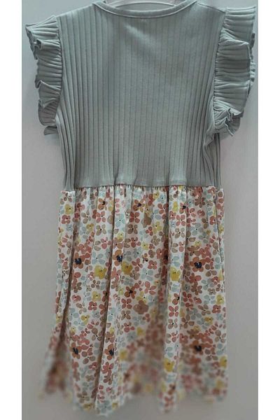 VOL Summer Robes with Buttons and Patterned Dress