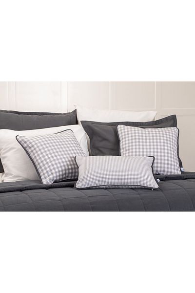 LUFA HOME Suede Double Bedspread Set