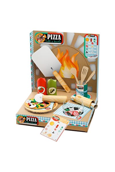OEM DIY educational game "Build your own pizzeria" from recycled materials