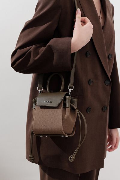 Manuka Mini Bag with Canvas Cover Brown