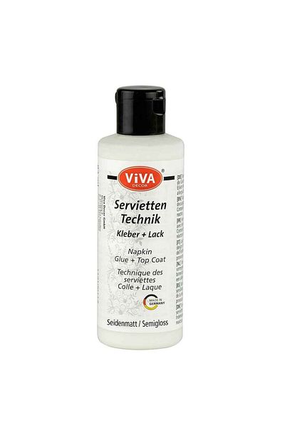 Viva Decor Napkin Technique Semi-gloss Glue And Varnish, 82ml