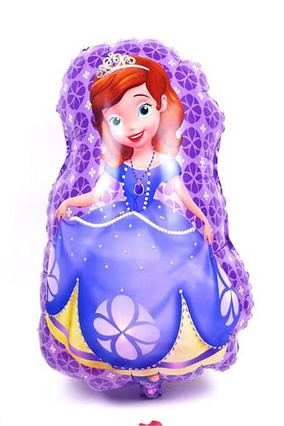 Sofia 1 Piece Princess Sofia Foil Balloon Sofia Birthday Balloon 53x42cm