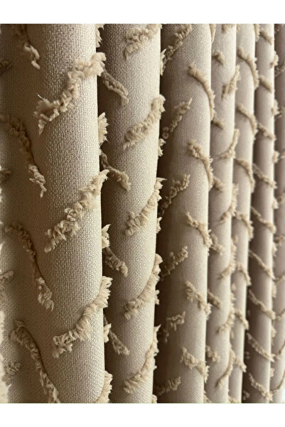 Lucra Concept ÇAPRAZ SAÇAKLI PAMUKLU KETEN LÜX FON PERDE 1/2.5 PİLE