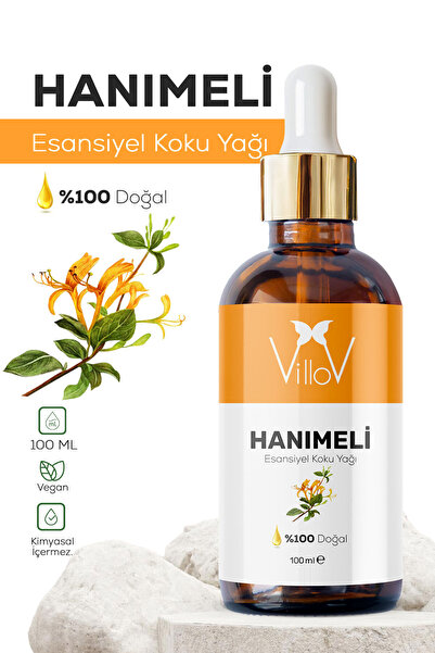 Villov Hanımeli Esansiyel Uçucu Koku Yağı Difüzör Esansı Buhurdanlık Yağı Aro...