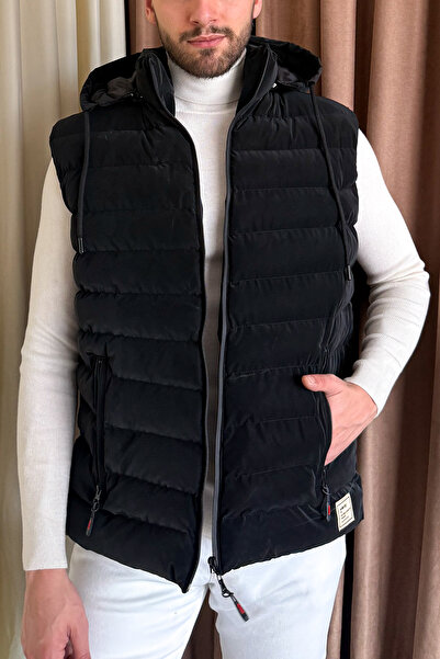 ModaPlaza Чоловічий надувний жилет з капюшоном