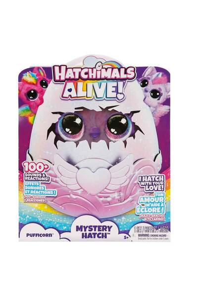Sunman Hatchimals Alive Mystery Hatch İnteraktif Pelüş Sürpriz Yumurta 6