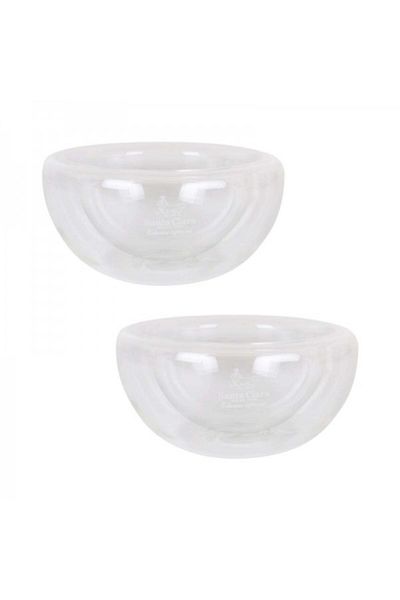 Santa Clara Set of 2 borosilicate thermal glass bowls, Santa Clara, 210 ml