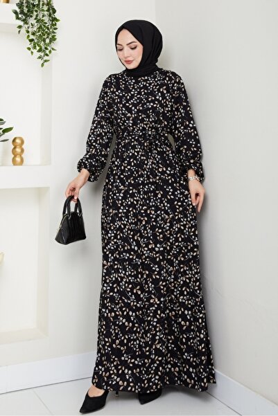 Bestenur Φόρεμα Semar Woven Viscose 1541 - Μαύρο