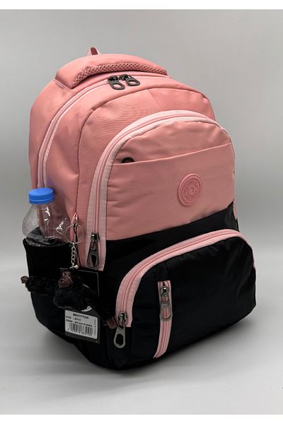betto's First School Bag Unisex Set of 3 Children's Primary School Bag Bts-8010 Powder-Black