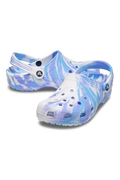Crocs Clogs Crocs Classic Marbled Clog 41-42 EU - M8/W10 US Multicolor - White/Oxygen