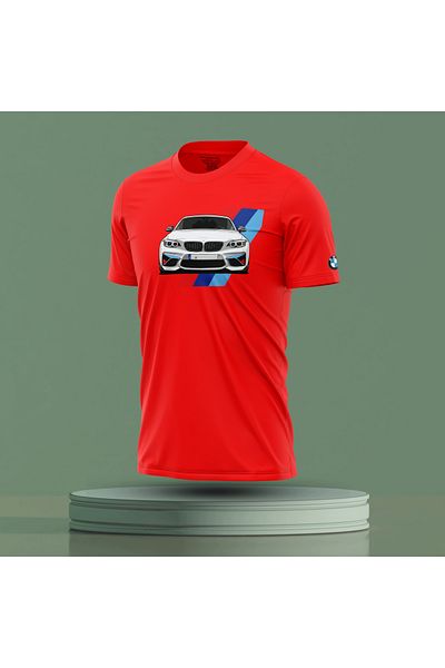 Bulvar Lee Men's Crew Neck Bmw Cotton T-Shirt
