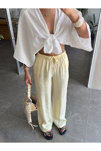 mydukkan.co Patterned Shiny Trousers