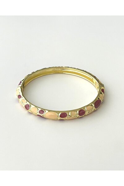 eyla collection Zarif Desenli Mineli Kelepçe Bileklik