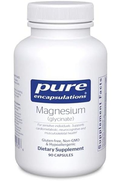 Pure Encapsulations Magnesium (Glycinate) - Supports Enzymatic and Physiological Functions - 90 Caps
