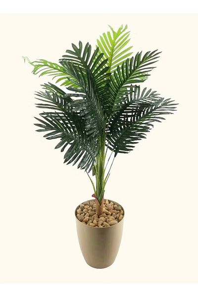DRAMA HOME Artificial decorative palm tree in a pot, suitable for a wonderful home decor