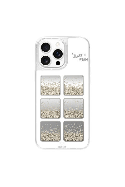Youngkit iPhone 16 Pro Max Kılıf Aynalı ve Boncuklu Tasarım Youngkit Spirit S...