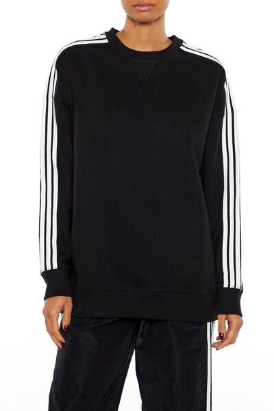 Forever 21 Şerit Detaylı Sweatshirt