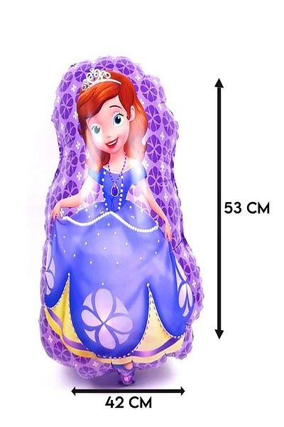 Sofia 1 Piece Princess Sofia Foil Balloon Sofia Birthday Balloon 53x42cm
