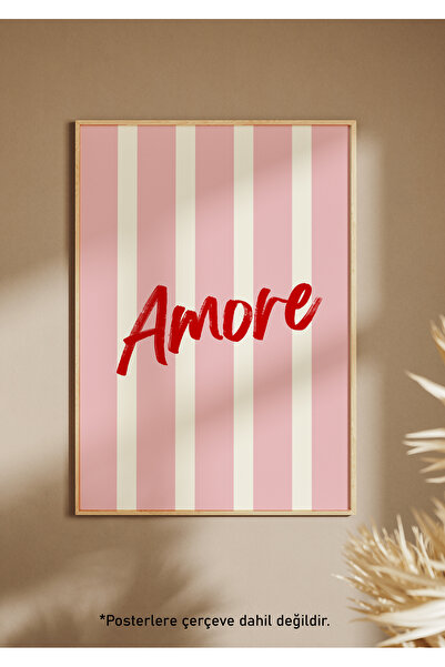 One Little Happiness Αφίσα AMORE Αισθητική αφίσα τοίχου, αφίσα χωρίς πλαίσιο