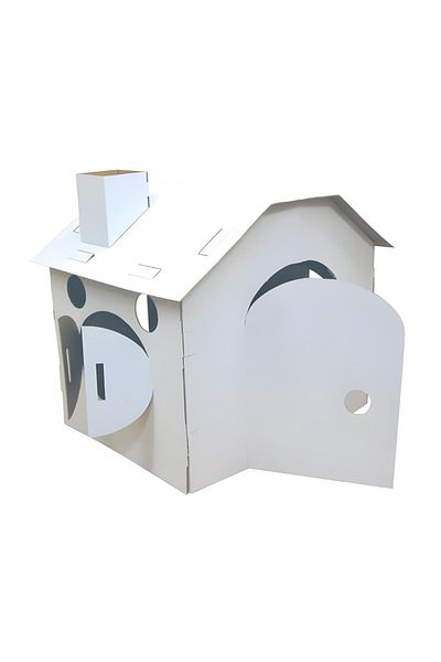 CARBOY Căsuță din Carton pentru Colorat Joc Creativ