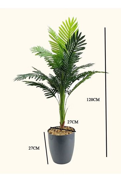 DRAMA HOME Artificial decorative palm tree in a pot, suitable for a wonderful home decor