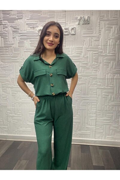 Genel Markalar Kısa Kollu Yazlık Bürümcük Tulum