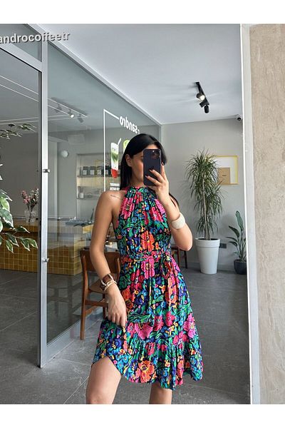 mydukkan.co    Floral Patterned Dress