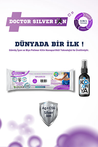 Doctor Silver Ion Gümüş Iyonlu Özel Formüllü 50'li (1 PAKET) Perine Temizleme...