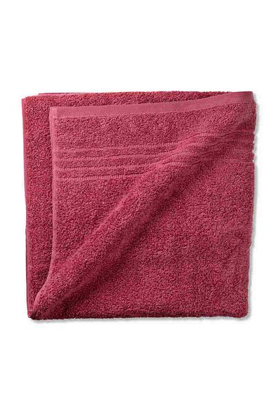 Kela Leonora bath towel 100% premium cotton pastel red 70x140cm