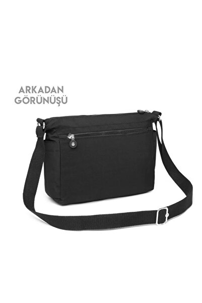 SMART BAGS Krinkıl Siyah Kadın Çapraz Askılı Çanta SMB MT-1238