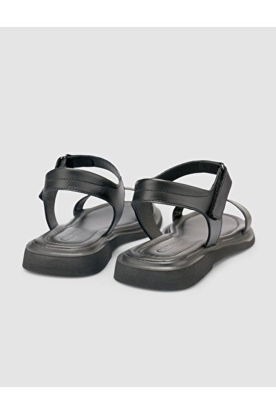 Cabani 100% Genuine Leather Black Women's Sandals