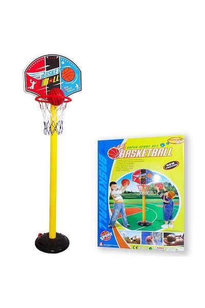 OEM Children's basketball hoop set with adjustable support 100 - 140 CM, Pump and ball included