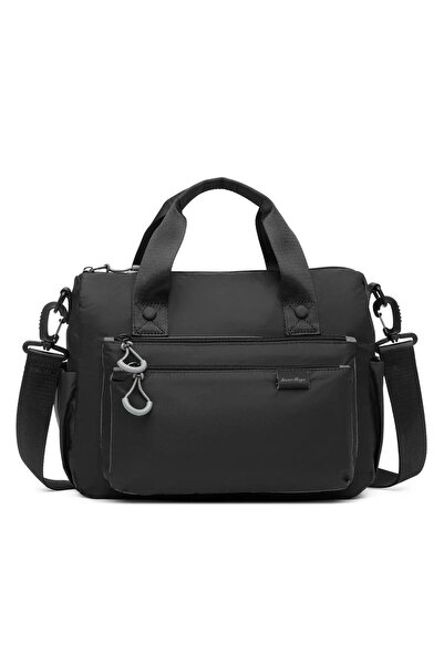SMART BAGS Geantă de damă neagră ultraușoară SMK UL-3141