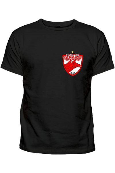 Efendioğlu Design Dinamo Bucharest 1948 Club Small Logo Printed Cotton Tshirt